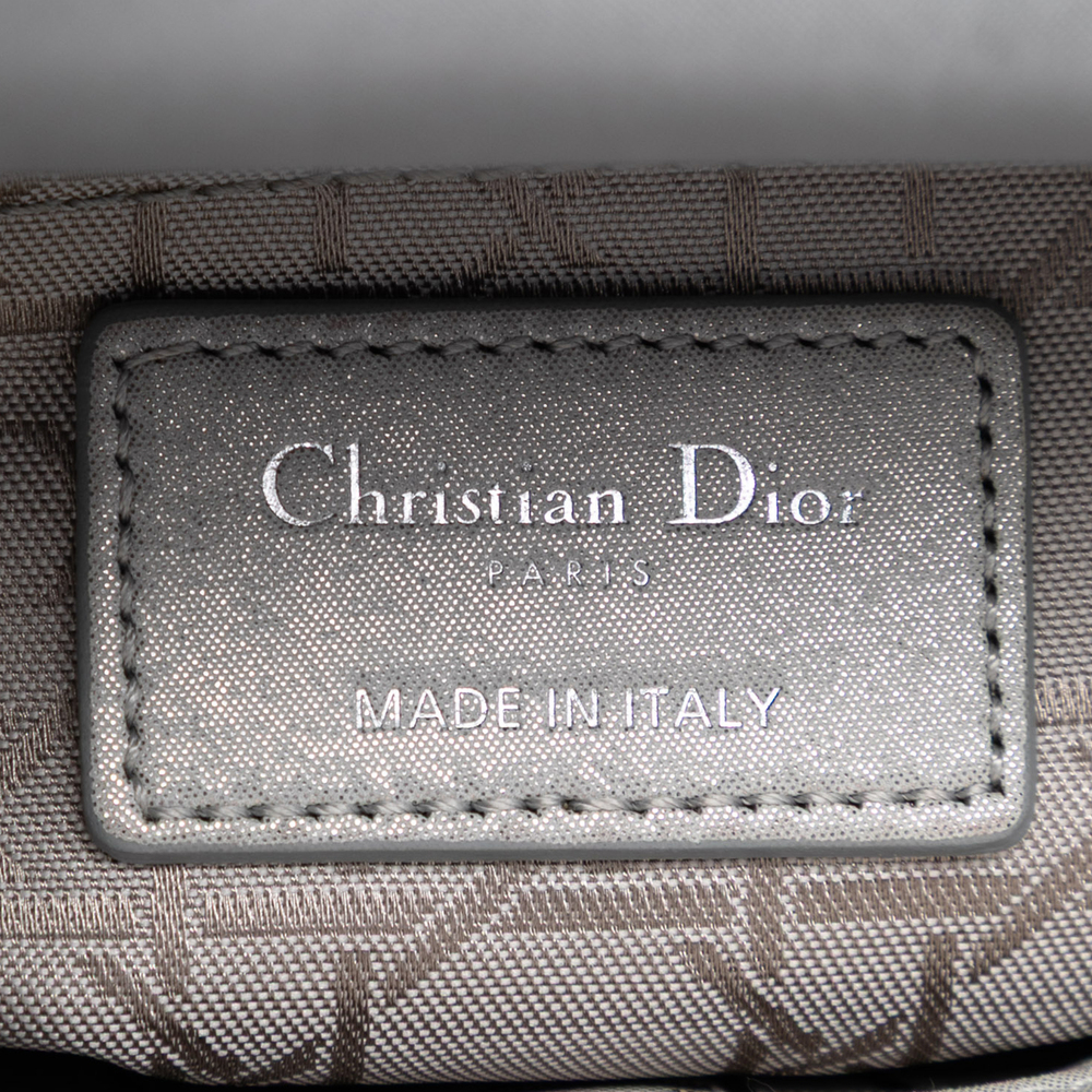 Pre-Loved Dior Mini Iridescent Lambskin Cannage Lady Dior - Picture 5 of 7